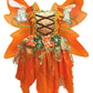 Petitebella Orange Fairy Dress (8-10 Year)