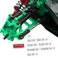 hopsupRC Stainless Steel Rear Drive Shaft CVD & Front Axles Upgrades Part for 1/10 Slash 2WD VXL/Rustler 2WD VXL/Stampede 2WD VX