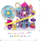 Polly Pocket Dolls & Playset, Rainbow Funland Theme Park With 2 Unicorns, Polly & Shani Micro Dolls, 25 Surprise Accessories