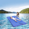 Warmounts Floating Water Mat, 7' X 3' Lily Pad Floating Mat, 3-Layer Tear-Resistant Xpe Foam Water Mat With A 16.4'' Bungee Teth