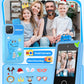 Kids Smart Phone for Boys with 32G Card & Holographic Pyramid, Christmas Birthday Gifts for Age 3-10 Kids Toys Cell Phone, 2.8''