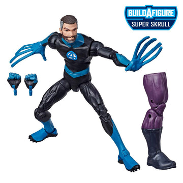 Marvel Hasbro Legends Series Fantastic Four 6 Collectible Action Figure Mr. Fantastic Toy  enhanced Design & 2 Accessories  1 Build-A-Figure Part