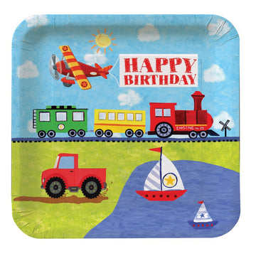 Creative Converting 8 Count 'On The Go' Square Paper Dinner Plates