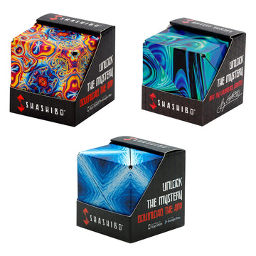 Shashibo Bundle Of 3 - Space Out, Ocean, Blue Planet