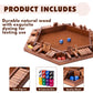 Shut The Box Wood Board Game,2-6 Player Puzzle Game, 16 Dice Educational And Entertaining Classic Tabletop Math Game For Kids