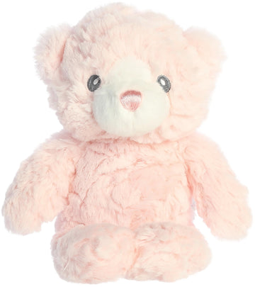 Aurora Snuggly Huggy Bear Baby Stuffed Animal - Comforting Companion - Imaginative Play - Pink 10 Inches