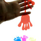 JA-RU Super Stretchy Sticky Hands Fidget Toy - 1 Pack, Vinyl, Red/Green/Purple/Blue - Ideal for Party Favors, Classroom Prizes, and Gifts