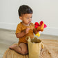 Genius Baby Toys The Original My Baby'S First Thanksgiving Playset With Turkey, Teddy Bear, Pumpkin Pie, Native American Girl