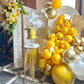 Yellow Gold Confetti Party Balloons, 50Pcs12 Inch Mustard Yellow Balloons Light Yellow Gold Latex Balloons For Birthday Wedding