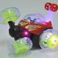 Rc Stunt Twister Car W/ Light & Music (Red)