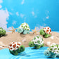 Zomiboo 12 Pcs Mini Animal Plush Toys Dolphin Sea Turtle Stuffed Animals Small Tiny Ocean Mini Plush Toys For Keychain Decoratio