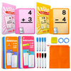 Limque Addition and Subtraction Flash Cards - 102 Reusable Educational Math Cards for Kids Ages 3+ | Fun Learning & Games