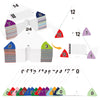 Edulok Multiplication And Division Flash Cards 0-12, Triangle Math Flash Cards With Times Table Chart, Math Manipulatives Flashc