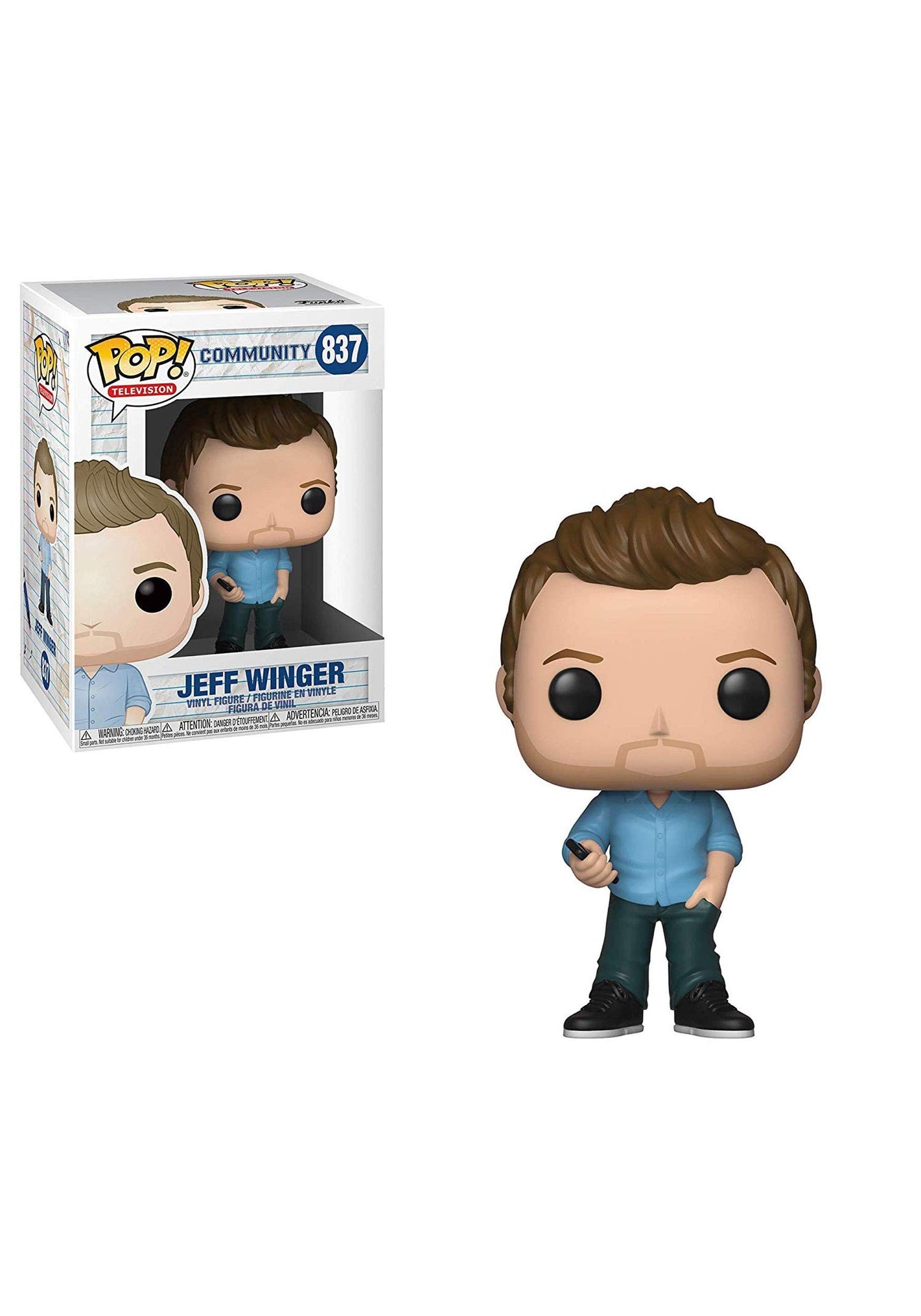 Funko Pop! Tv: Community - Jeff Winger, Multicolor