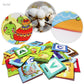 TEYTOY Baby Toy Zoo Series - 26pcs Soft Alphabet Cards, Medium, Multi-color, Polyester with Cloth Bag for Kids 0+ Years