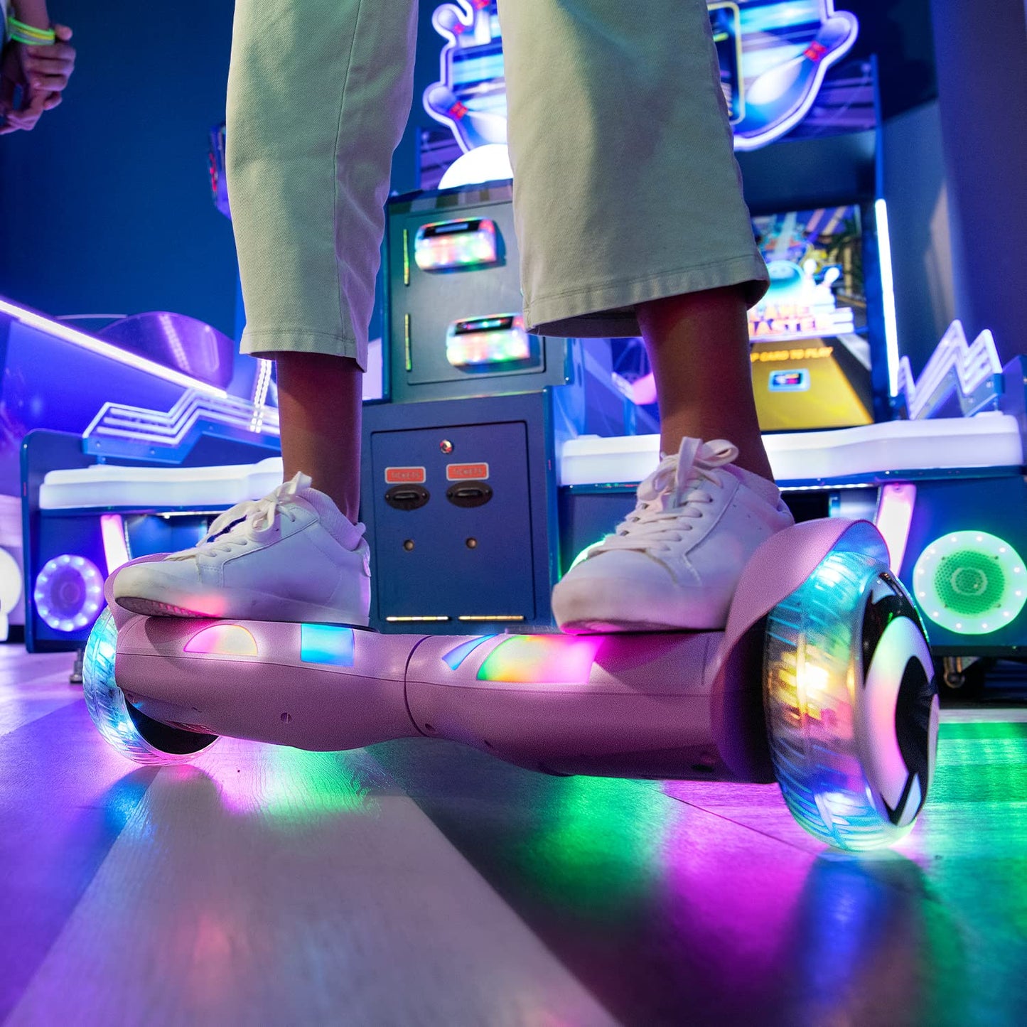 Jetson Litho X Hoverboard, Active Balance Technology, 500-Watt Motor, Up To 10 mph, Range of Up to 10 Miles, 3 Speed Modes, Illu
