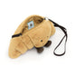Jellycat Amuseables Croissant Plush Bag, 10.5 inches - Crossbody & Shoulder Purse - Fun & Unique Handbag