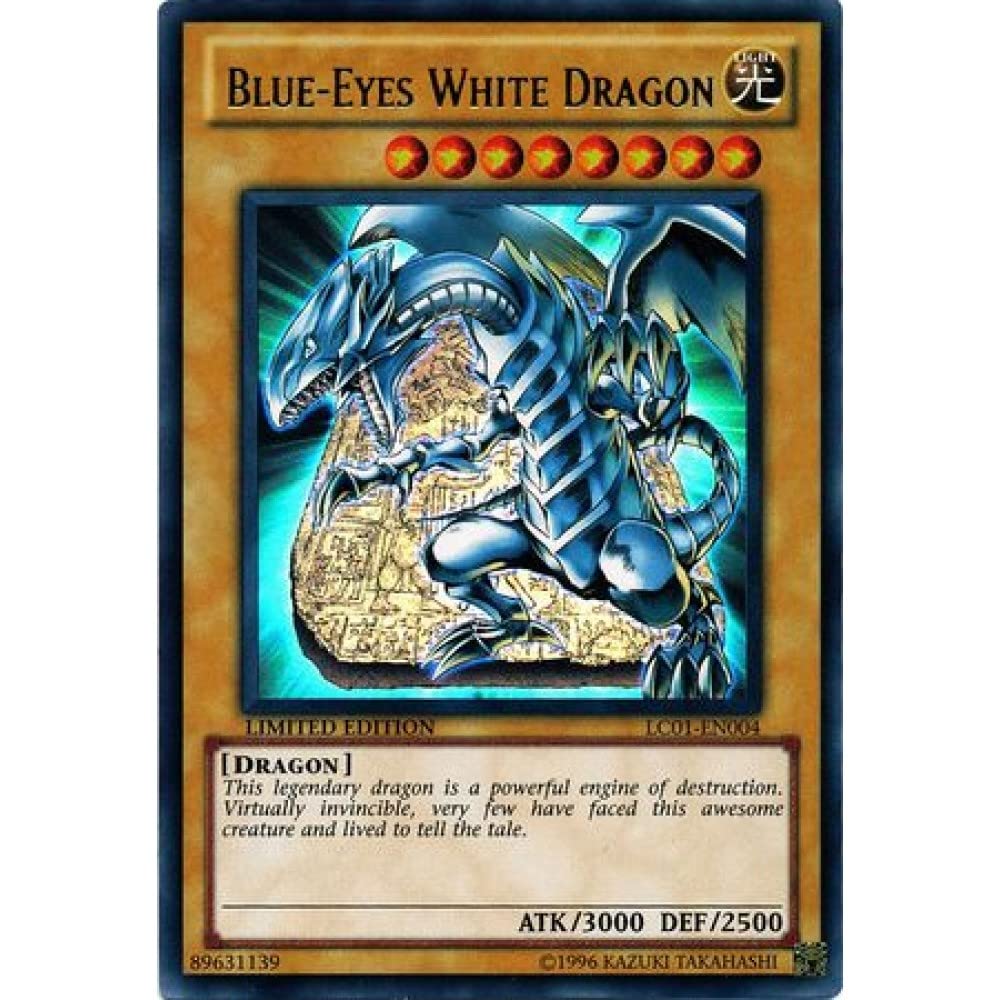 Yu-Gi-Oh! - Blue-Eyes White Dragon (Lc01-En004) - Legendary Collection - Limited Edition - Ultra Rare
