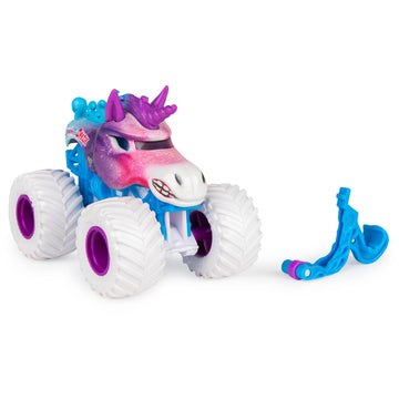 Monster Jam Official Sparkle Smash Monster Truck, Die-Cast Vehicle, 1:64 Scale, Multi Color, Model 20129344-6055924
