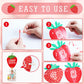 Strawberry 1St Birthday Photo Banner Baby Fruit Strawberry Birthday Photo Banner For Newborn To 12 Months Milestone Photograph B