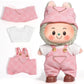 AICase for 17cm Doll Clothes/Outfit Clothes Set for 17cm Doll 3 Piece Set Hat Clothing Boys and Girls Stylish Adorable Dolls Clothes Accessories_Pink