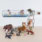 Bretoyin Forest Animal Figure Realistic Playset 10Pcs Woodland Animal Figurines Toys Set Cake Toppers School Project Diorama Mod