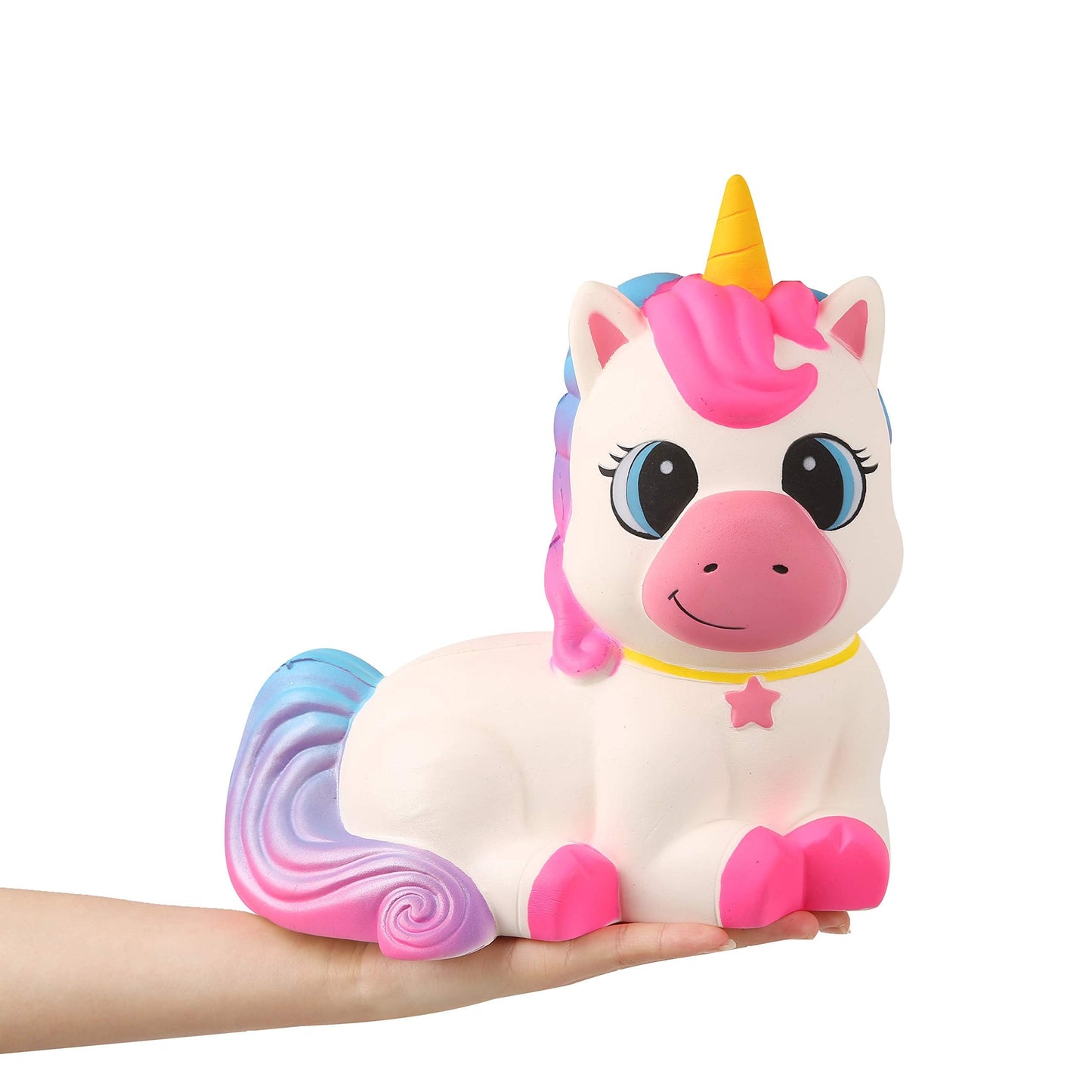 Anboor Squishys Animal Toy 9.1'' Jumbo Squishies Unicorn Kawaii Stress Relief Toy Soft Scented Squeeze Adhd Kids Adults