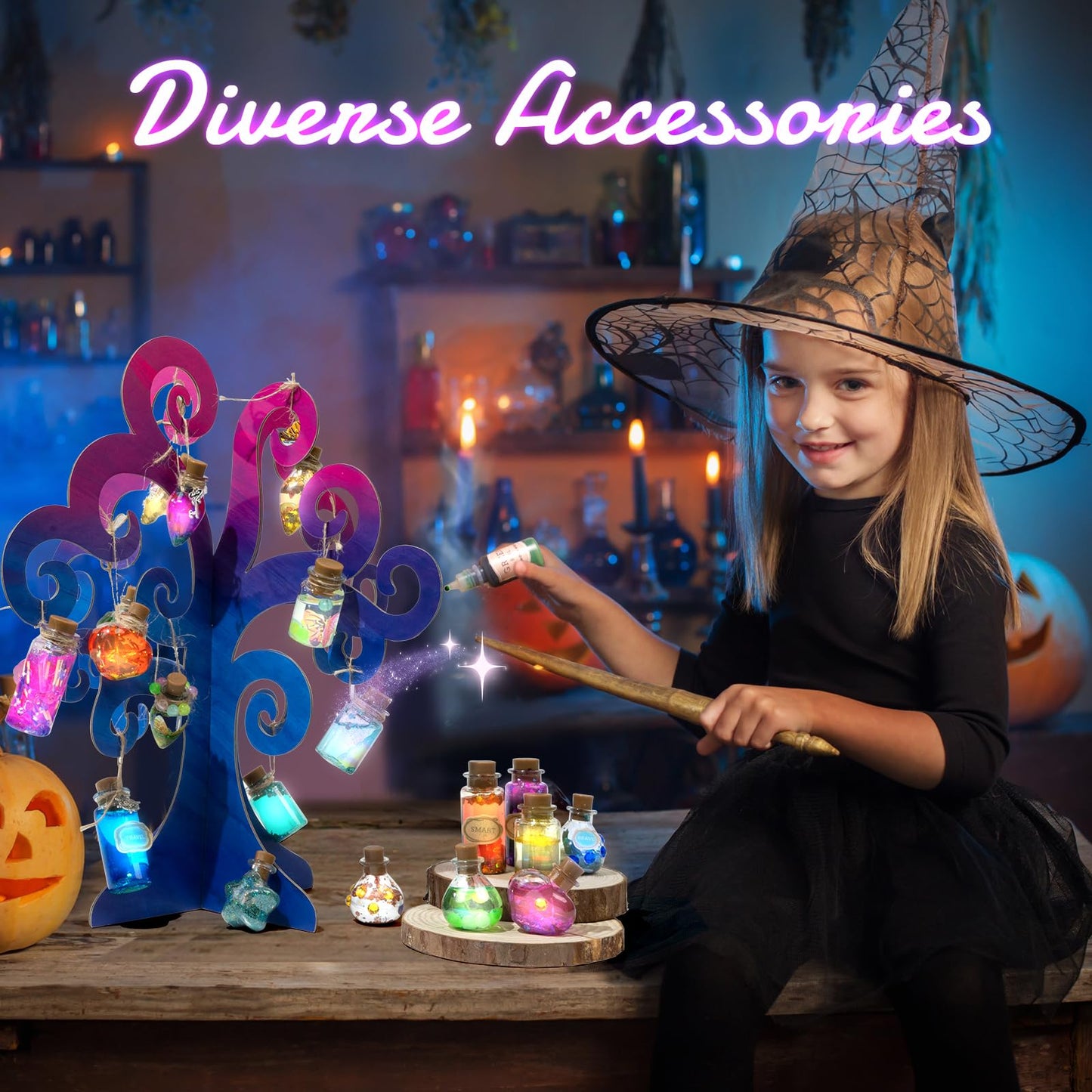 Potion Kits For Kids, 20 Potion Bottles Magic Set, Diy Creative Christmas Decorations Birthday Gifts Craft Kit For Girls And Boy