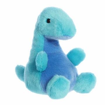 Aurora Adorable Palm Pals Glen Loch Ness Monster Stuffed Animal - Fun Collectible Plush for Kids and mature-themed Collectors - Perfect for Decorating Rooms and Birthday Gifts - Blue 5 Inches