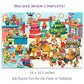 Caring Cats Makermax Kindness Puzzle - 100 Piece Jigsaw Puzzle with Missions | Emotional Learning Activity for Kids Ages 5-9 | Develops Empathy  Focus  and Fine Motor Skills | Gift for Boys & Girls