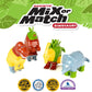 Magnetic Mix Or Match Dinosaurs Toy Play Set, 15 Pieces