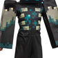 Disguise Minecraft Warden Costume, Official Deluxe Minecraft Costume For Kids With Headpiece And Jumpsuit, Child Size (10-12)