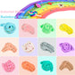Daqushain Butter Slime Kit - 64 Pack, Super Soft & Scented, Non-Sticky DIY Putty Toys for Kids Aged 6-12, Multi-colored