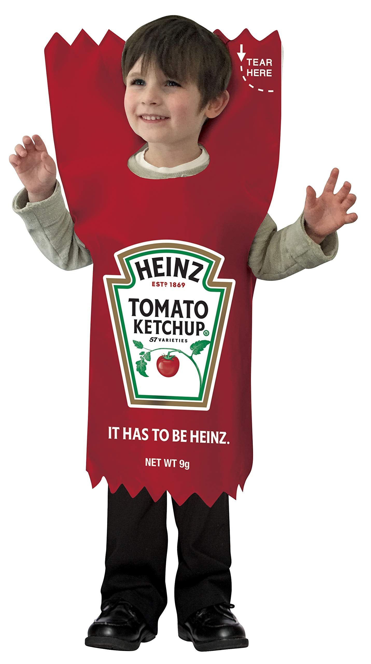 Rasta Imposta GC4871 Heinz Ketchup Packet Toddler Costume - Size 3-4T