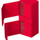 Ultimate Guard Twin Flip'N'Tray 266+, Deck Case For 266 Double-Sleeved Tcg Cards + Dice Tray, Red, Independent Magnetic Closure