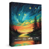 Colorful Northern Lights Aurora Puzzles for Adults 1000 Pieces Art, Beautiful Plant Landscape Lake Jigsaw Puzzles, Pretty Forest