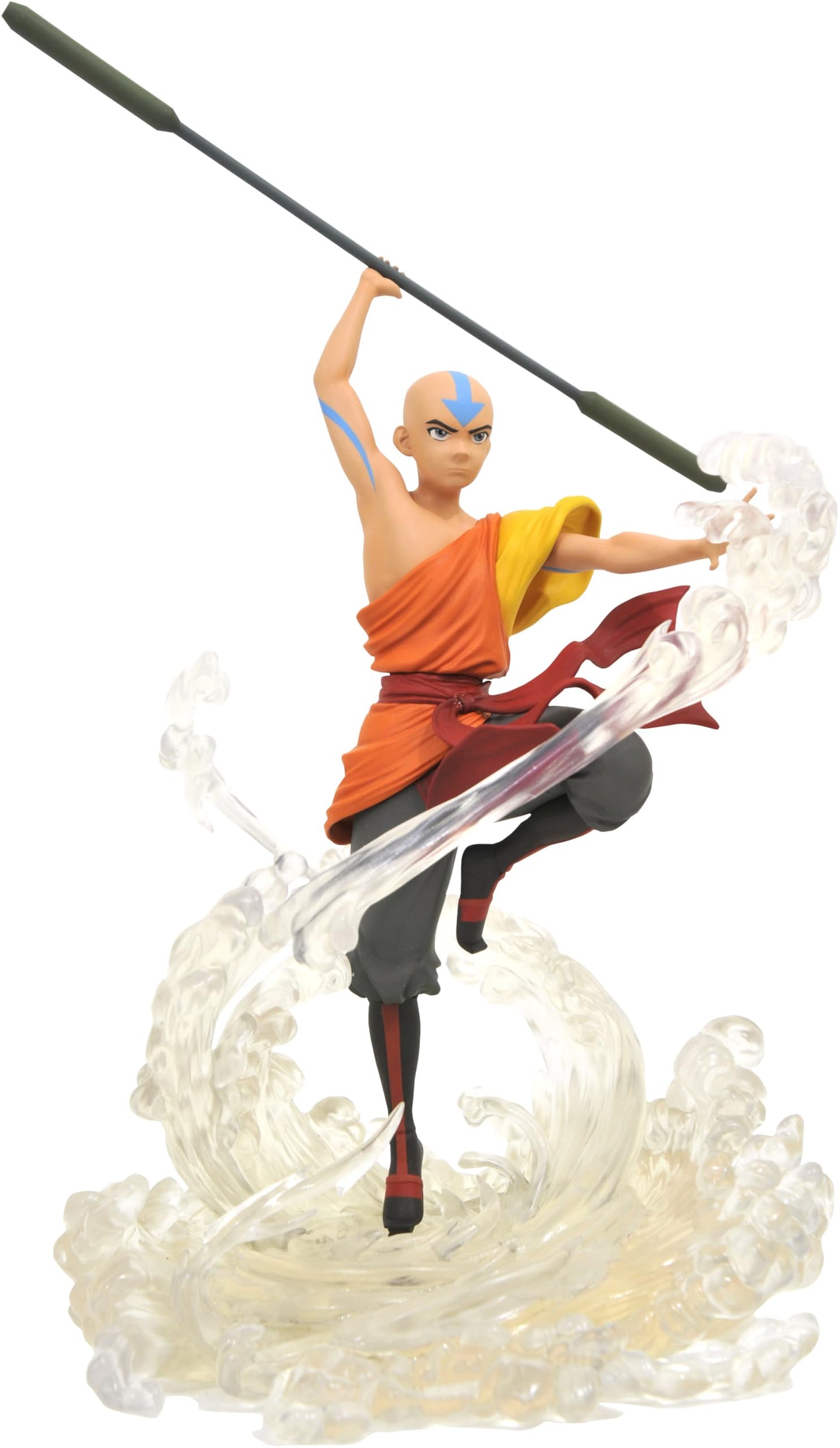 Diamond Select Toys Avatar Aang PVC Figure, 11 inches, Multicolor, Model APR202646