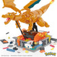 Mega Pokémon Building Toys Set Motion Charizard With 1664 Pieces And Wing Movement, For Adult Collectors