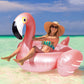 Kakashi Giant Inflatable Flamingo Pool Float - Large Pink Vinyl Ride-On Raft for Kids & Adults, Fast Valves, Summer Party Decoration