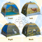 Mnagant Kids' Alpaca Tent - Fun Pop-Up Playhouse For Boys And Girls - Easy Setup, Indoor/Outdoor Adventure Tent - 47'' X 47'' X