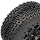 Acekeeps 1/10 Rc Short Course Truck Wheels And Tires Combo (Pre-Glued, Hex 12Mm) For 1/10 Traxxas Slash 2Wd/4Wd Losi Tenacity Re