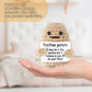 Grevosea Mini Funny Knitted Potato Doll, 3 Inch Cute Wool Crochet Potato Doll With Active Card, Cheer Up Gifts For Christmas, Birthday, Friends, Party Decoration, Encouragement