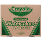 Crayola Watercolors Classpack, Bulk Paint Set For Kids, 24 Trays & 12 Refills, School Supplies