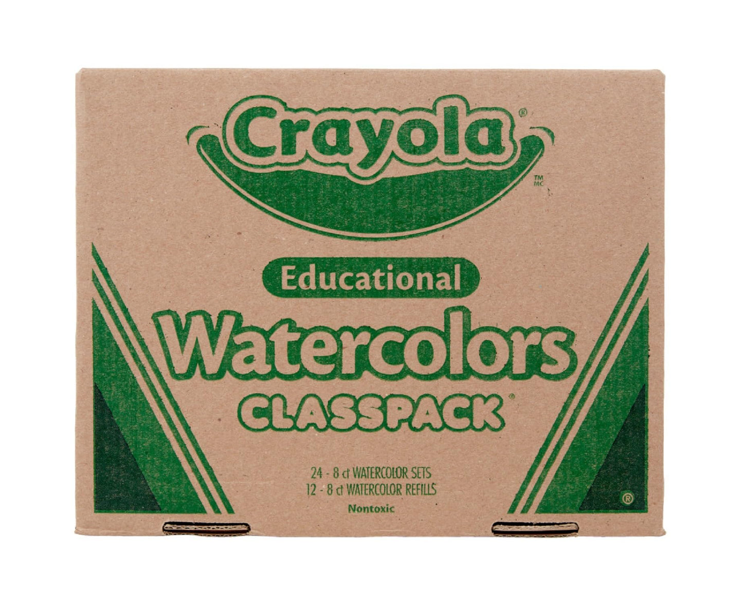 Crayola Watercolors Classpack, Bulk Paint Set For Kids, 24 Trays & 12 Refills, School Supplies