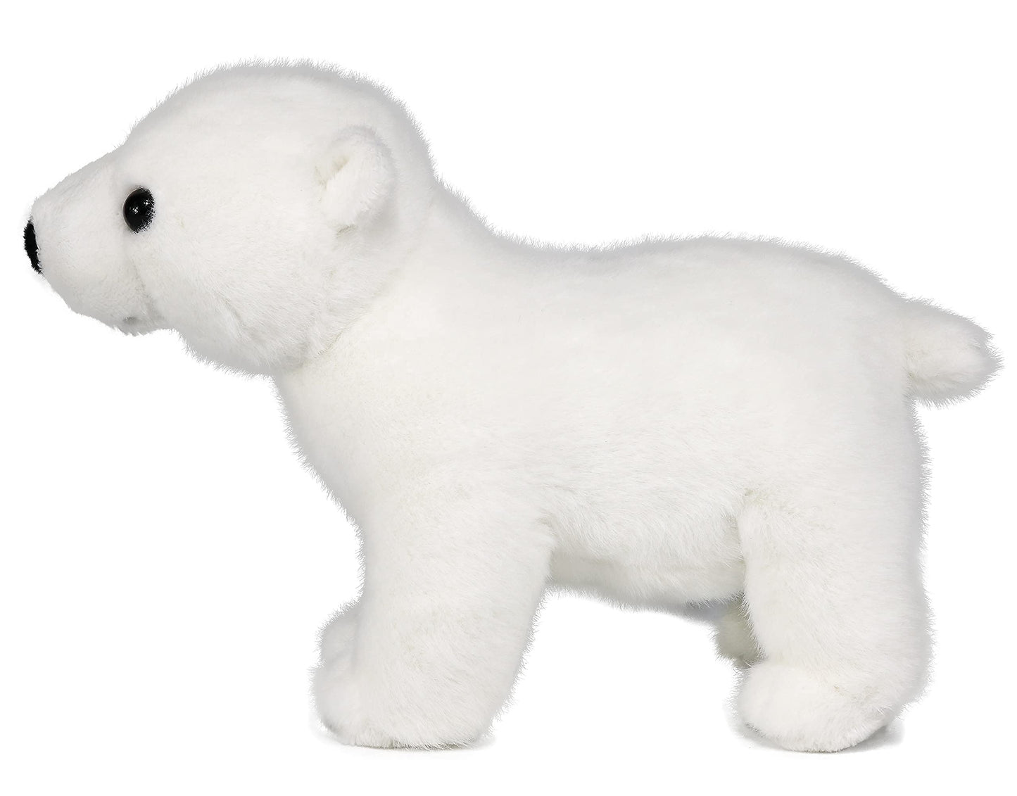 Ice King Bear Plush Toy - Lifelike Baby Polar Bear - 9" White Soft Simulated Plush