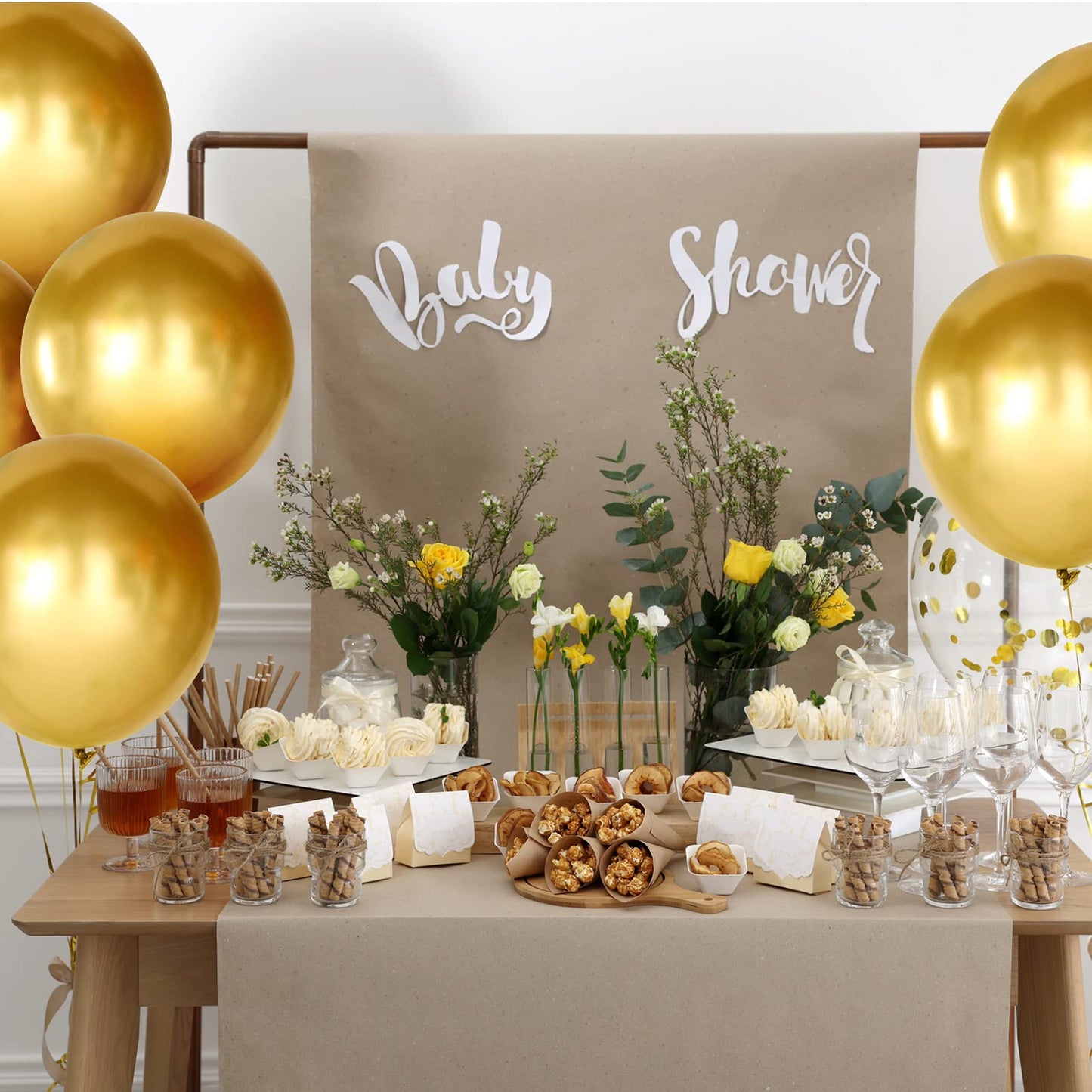 300 Pcs Latex Balloons Different Sizes 5/10/12/18 Inch Party Anniversary Balloons Bulk for Birthday Wedding Baby Shower Party De
