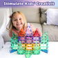 Kids Toys Magnetic Tiles Toys for 3 Year Old Girls Boys STEM Learning Toy Magnetic Building Blocks Toys for Toddlers Boys & Girl