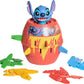 TOMY Disney Pop Up Stitch Action Board Game, Fun Family and Kids Game for Ages 4+, Preschool Childrens Game for Boys, Girls, and