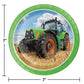 Tractor Time Dessert Plates, 24 Ct
