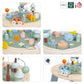 Janod J04402 Sweet Cocoon Wooden Activity Multi-Play Table Toddlers – Fine Motor Development – Non-Slip Feet – Water Painted And Fsc Certified – Suitable For Age 1 Year And Above